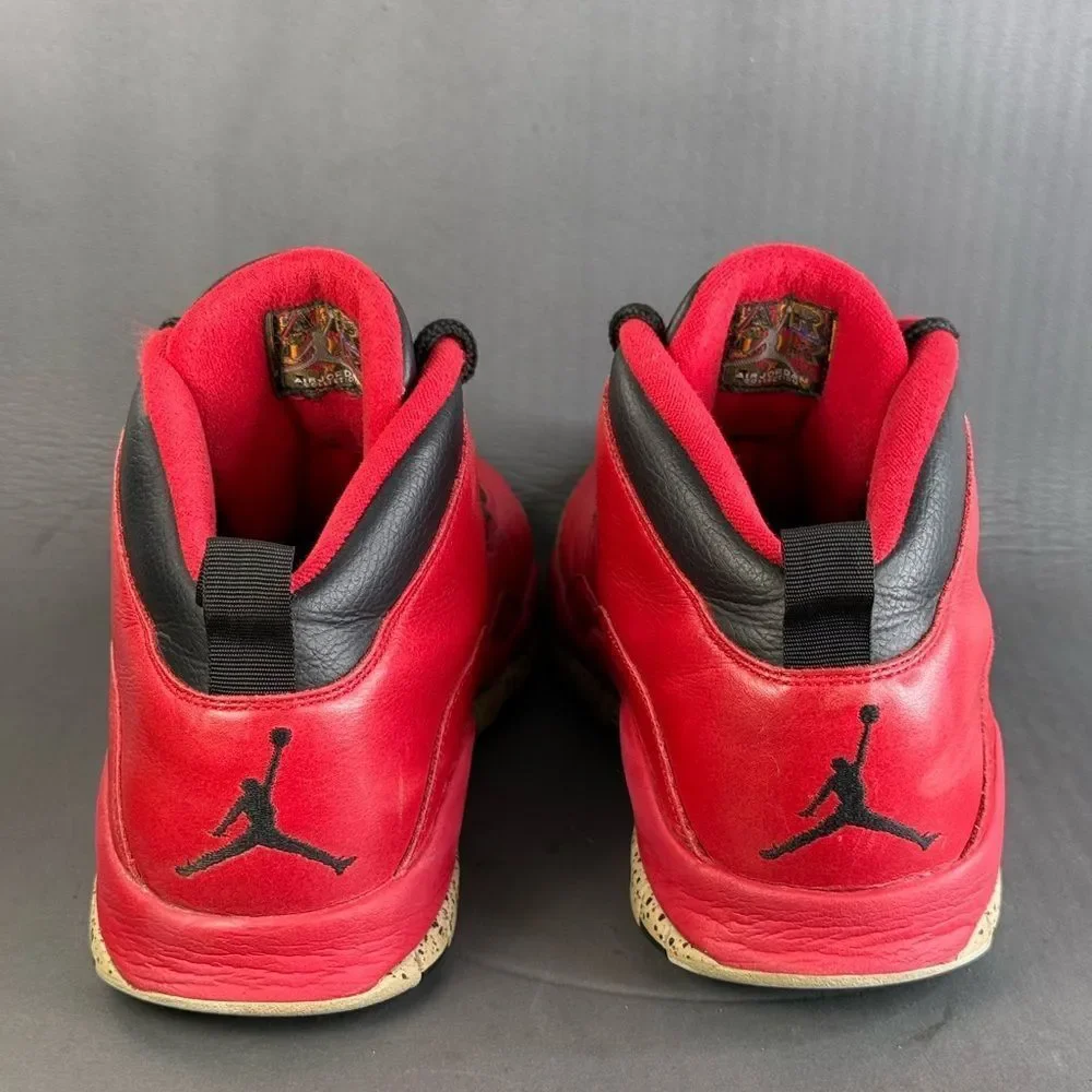 Air Jordan 10 Retro 'Bulls Over Broadway' athletic sneaker shoes mens size 13